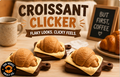3D Printed Croissant Clicker | Cute Bakery Fidget Toy