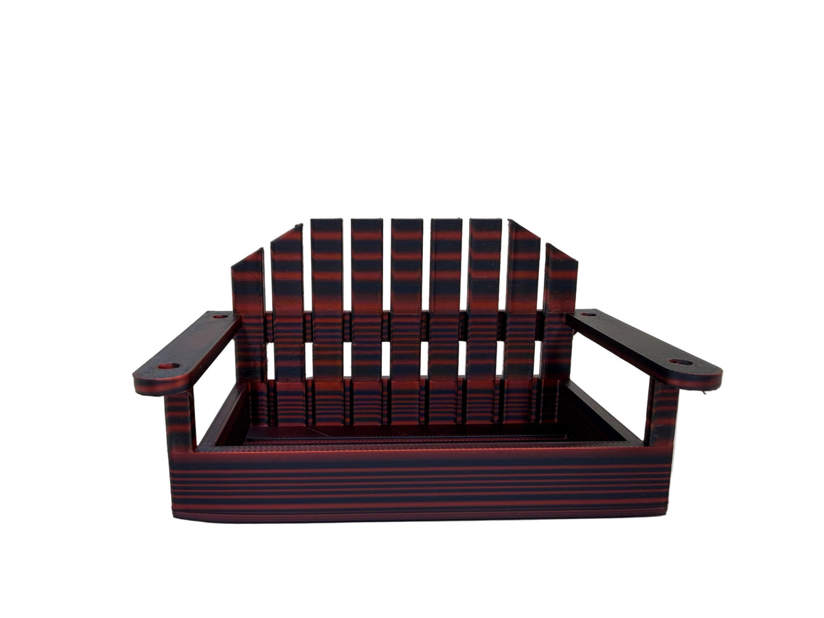 3D printed Adirondack chair business card holder and desk organizer