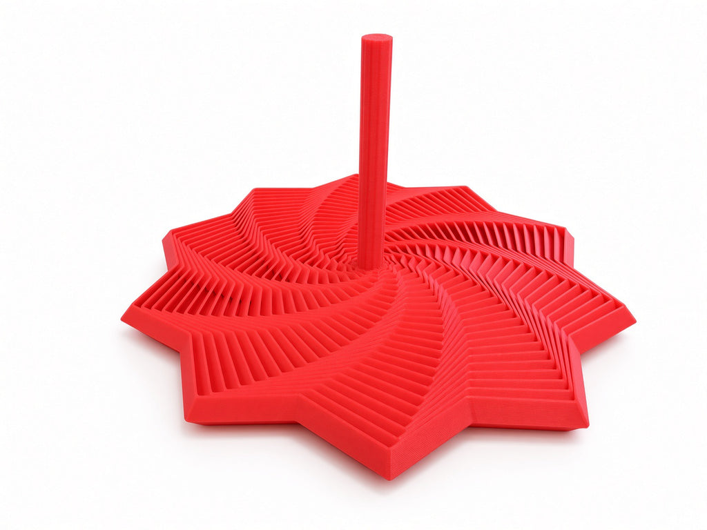 3D Printed Expanding Fidget Star – Sensory Geometric Desk Toy