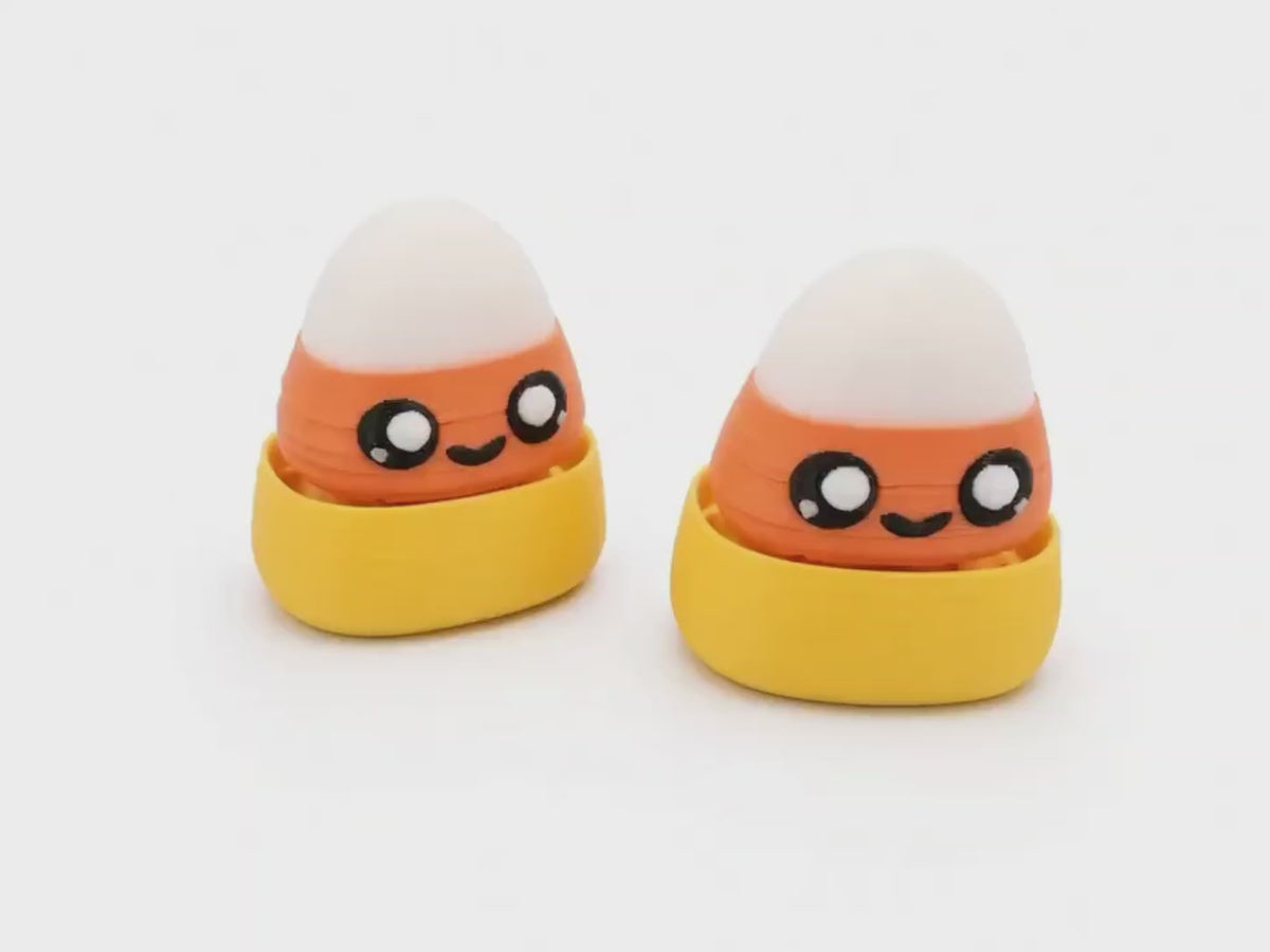 3D Printed Candy Corn Clicker | Cute Halloween Fidget Toy